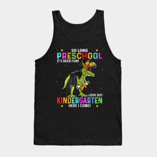 Preschool Graduation Class 2024 Pre k Dinosaur Kids Tank Top